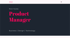 Desktop Screenshot of nickhynes.com